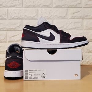 Air Jordan 1 Low SE Utility Womens Sz 12 / Mens Sz 10.5 White Black DD9337-106